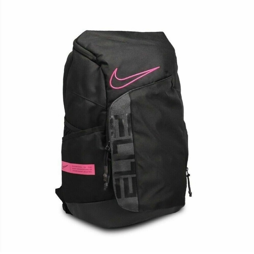 Nike Elite Pro Breast Cancer Awareness Basketball Backpack Black Pink BA6164-011